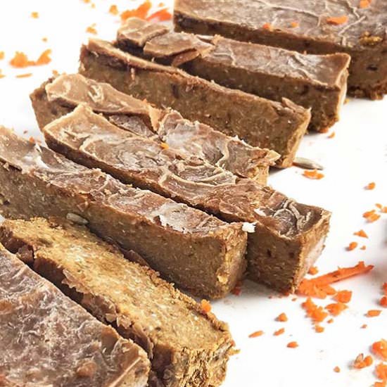 Carrot Cake Raw Slice (nf, vegan)