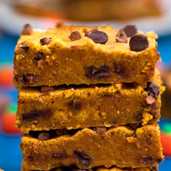 Chocolate Chip Pumpkin Bars