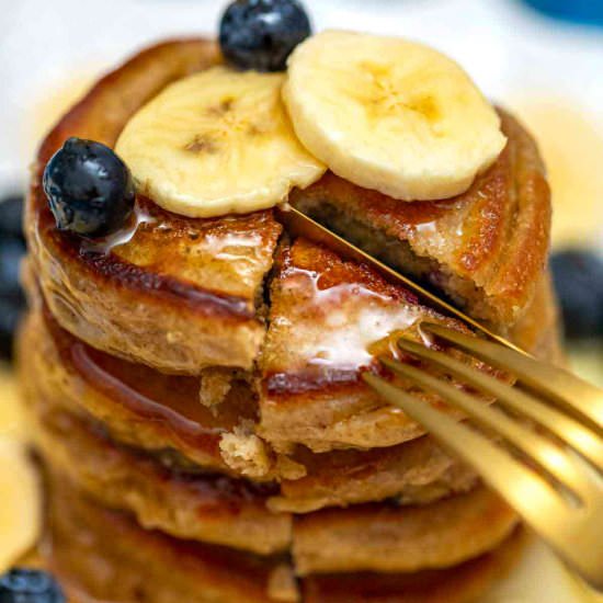 Yogurt Oatmeal Pancakes