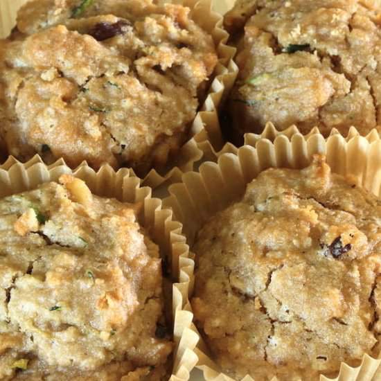 Moist and Fluffy Zucchini Muffins