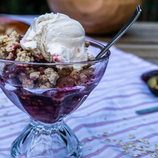 Plum Crumble