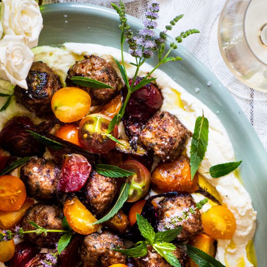 Minty Lamb Meatballs