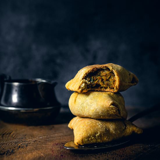 Baked Vegan Breakfast Samosas