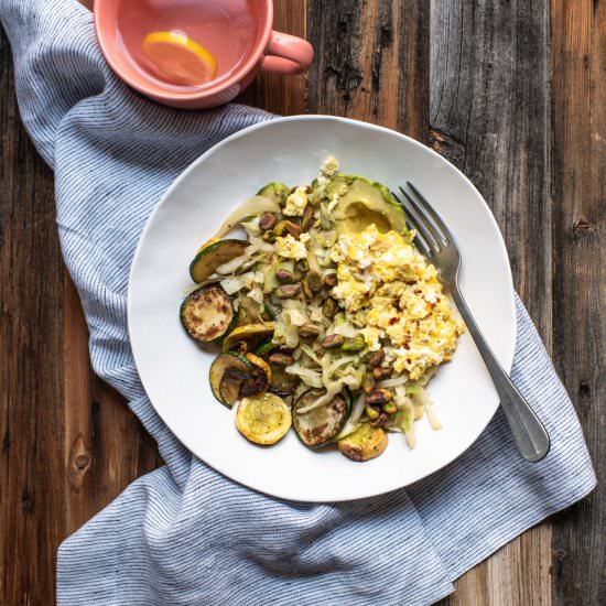 Detox Zucchini Breakfast Bowl