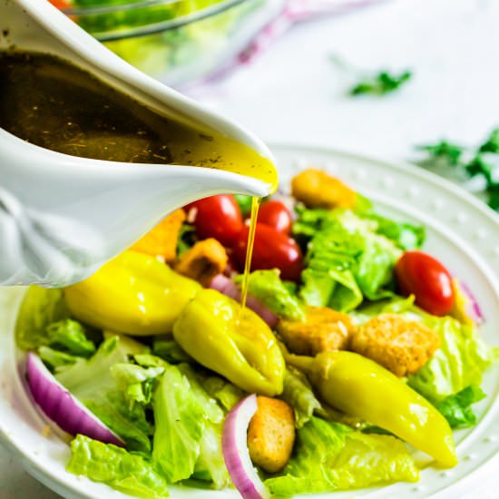 Italian Salad with Dressing