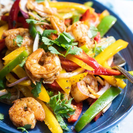 Shrimp Fajitas