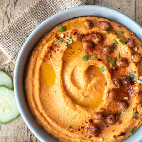 Roasted Red Pepper Hummus