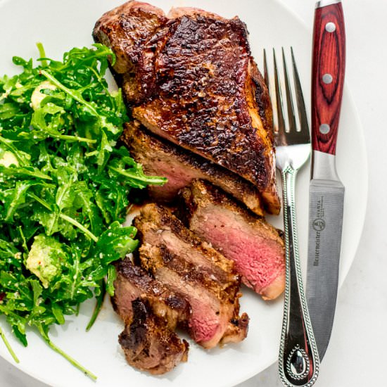 Steak with Arugula Salad