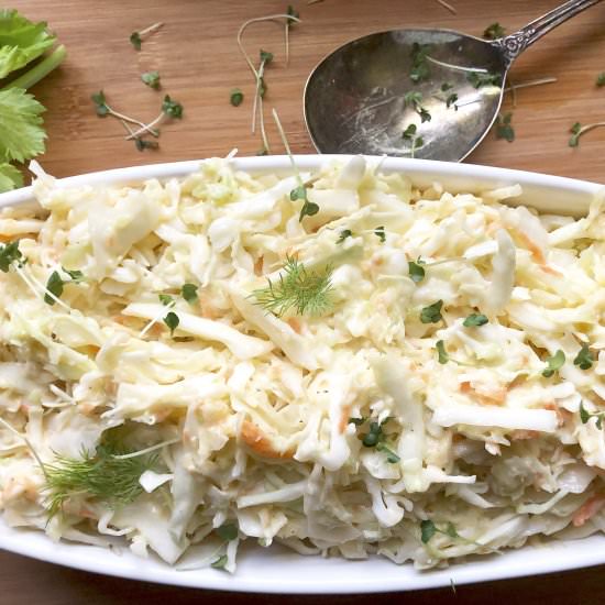 mom’s homemade cole slaw