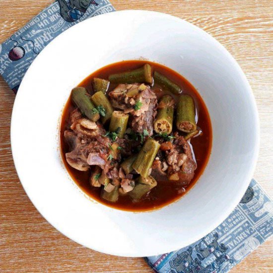 Beef and Okra Bamia