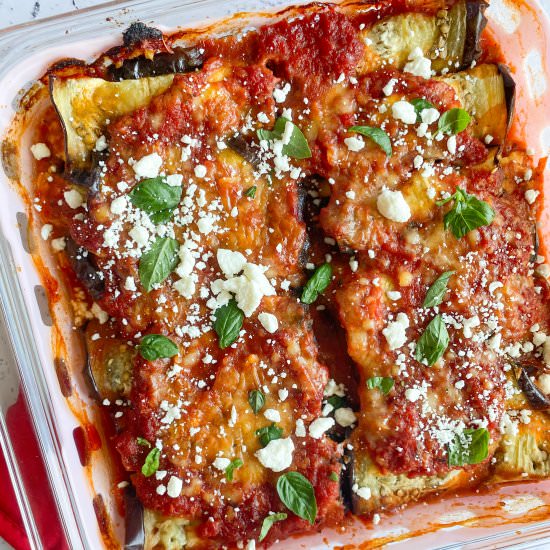 Light Eggplant Rollantini