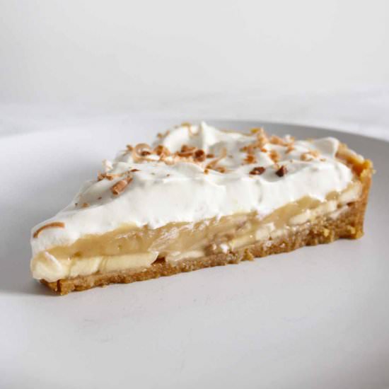 Vegan banoffee pie