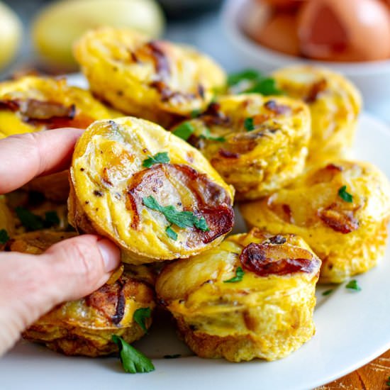 Mini Spanish Tortilla Egg Muffins