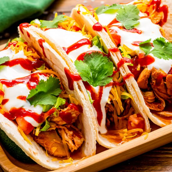 Instant Pot Chicken Tacos