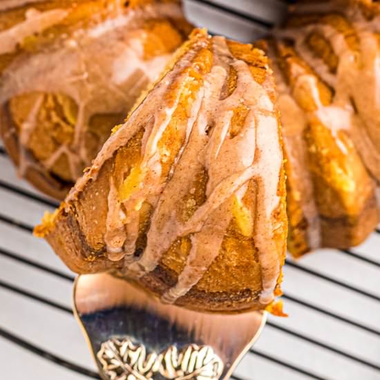 Cinnamon Swirl Zucchini Bundt Cake
