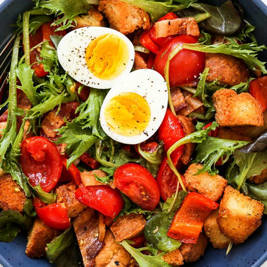 Breakfast Panzanella Salad