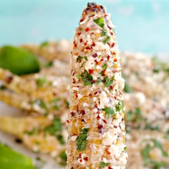 Grilled Mexican Street Corn