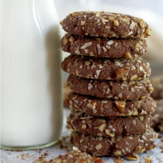 German Chocolate Cookies