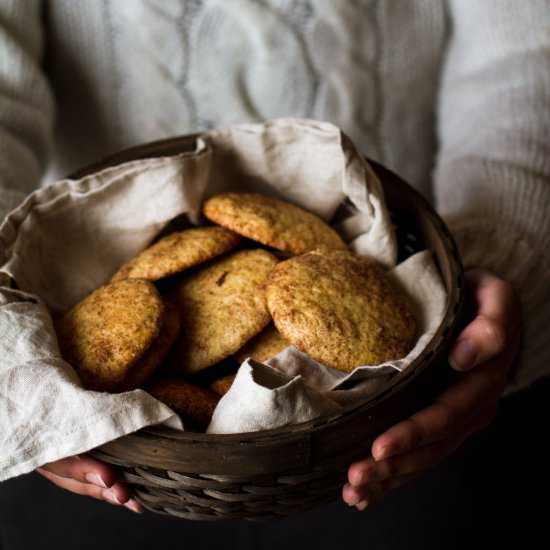 Banana Snickerdoodle Cookies
