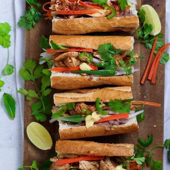 Vietnamese Chicken Roll – Bánh Mì
