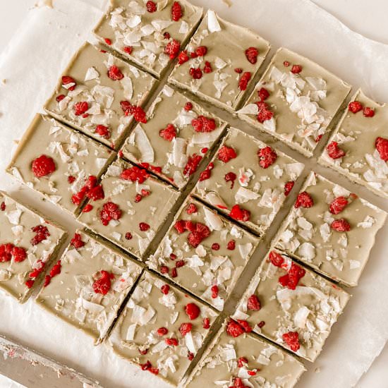 Matcha White Chocolate Bark