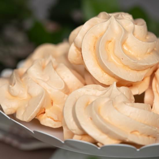 Tangerine Meringue Cookies