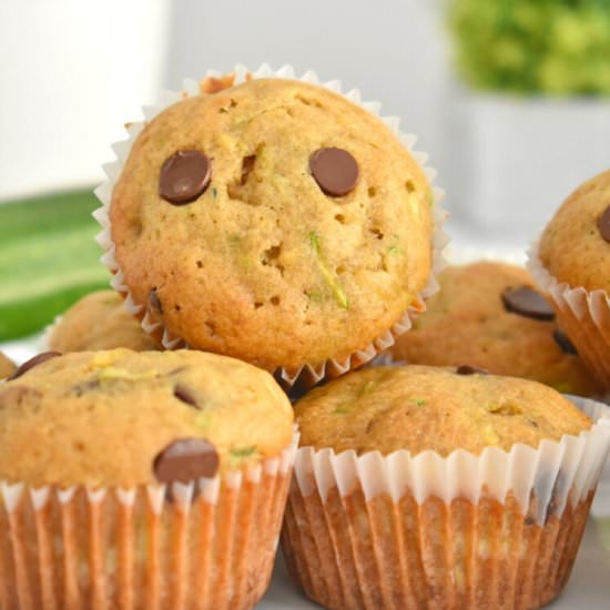 Chocolate Chip Zucchini Muffins