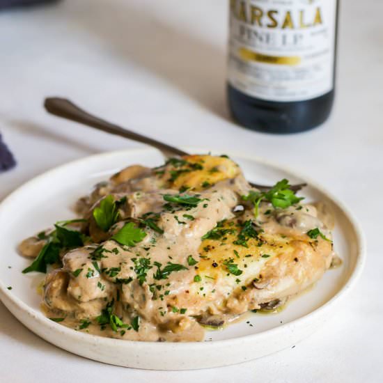 Chicken Marsala with Mushrooms