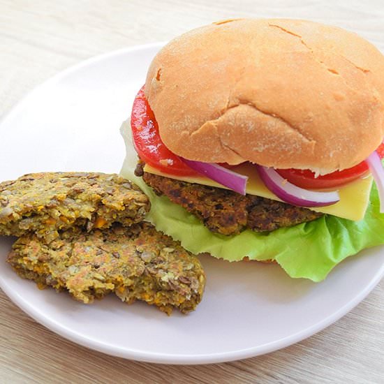 Vegan Lentil Burgers