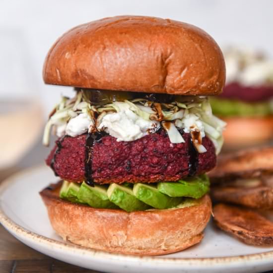 Quinoa Beet Burgers
