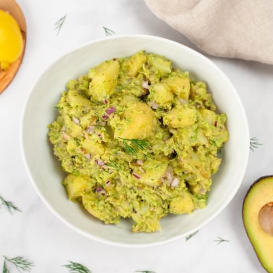 Vegan Avocado Potato Salad