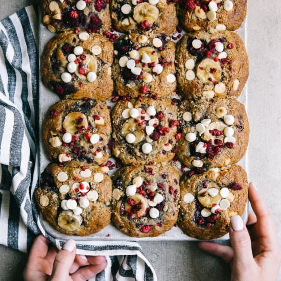 White Chocolate Chip Coconut Muffin