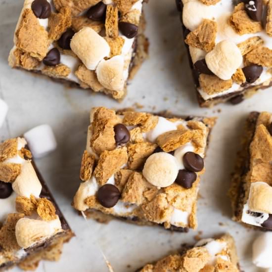 Healthy S’mores Bars