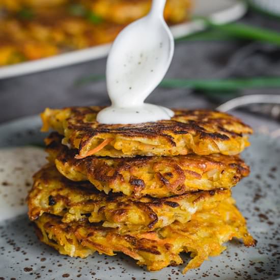 Pumpkin Potato Latkes