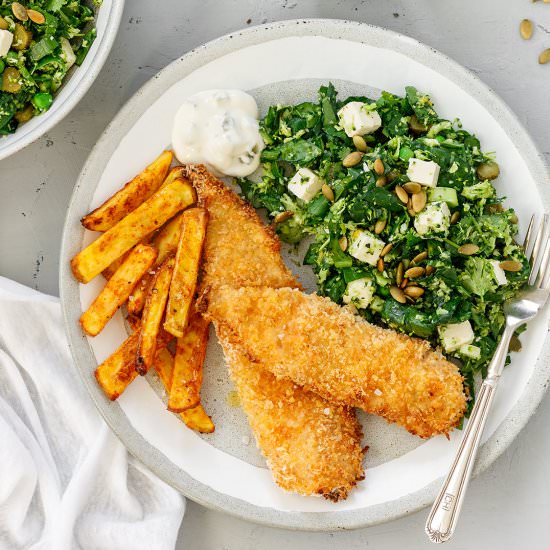 Oven Baked Fish and Chips
