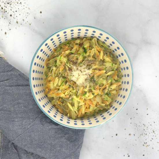 Orzo with Zucchini