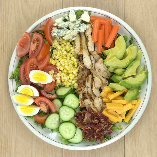 Cobb Salad with Ranch Dressing