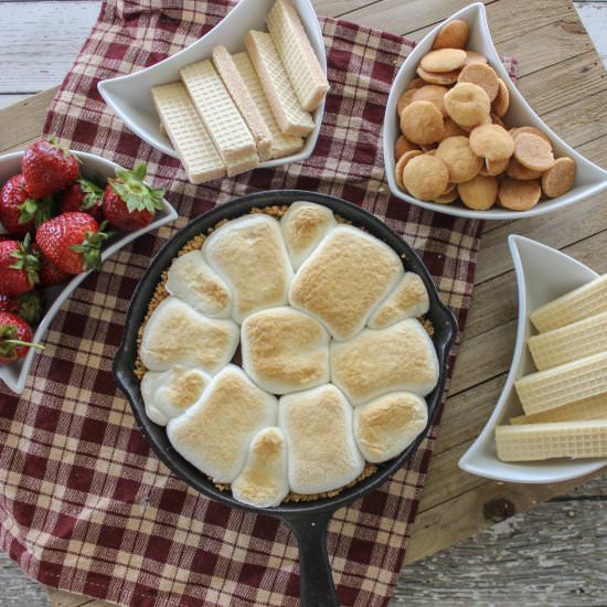 Easy smores skillet