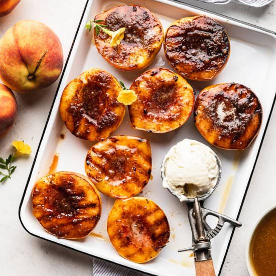 Grilled Peaches