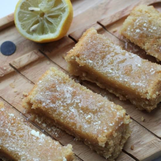 Vegan Lemon Drizzle Slices