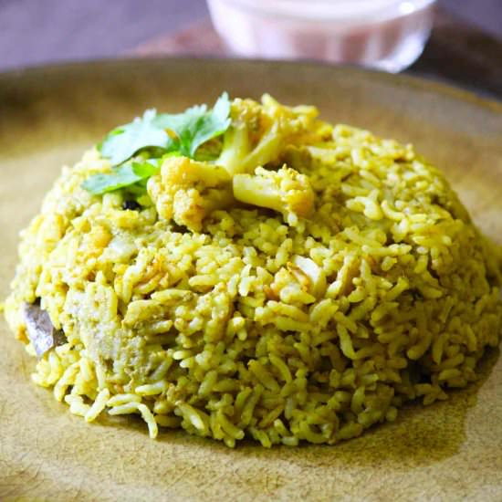 Coriander Cauliflower Rice Recipe