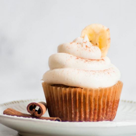 Banana Cupcake Cream Cheese Frosting
