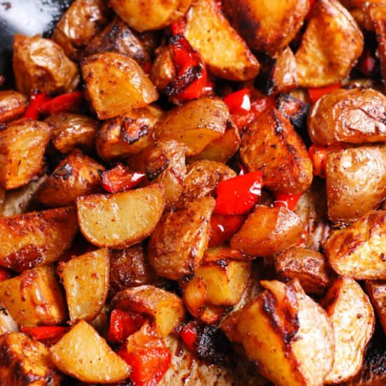 Easy Roasted Breakfast Potatoes