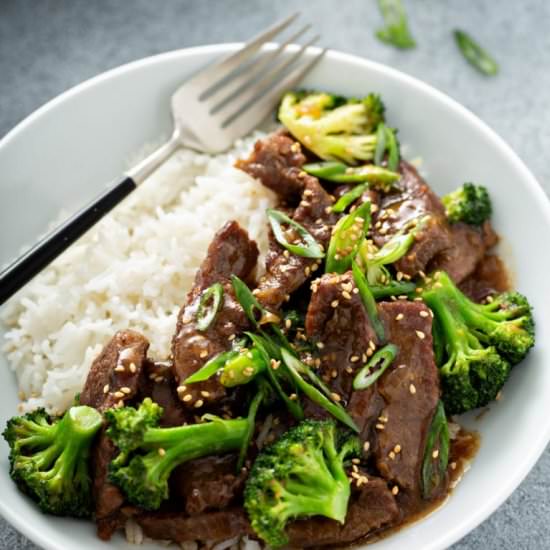 Instant Pot Beef and Broccoli