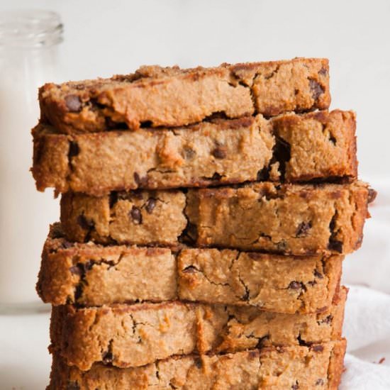 Paleo Tahini Banana Bread (GF, DF)