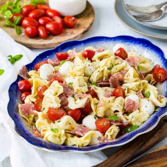 5 Minute Italian Salami Tortellini