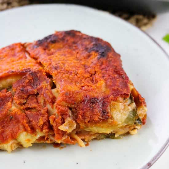 Vegan Zucchini Parmigiana