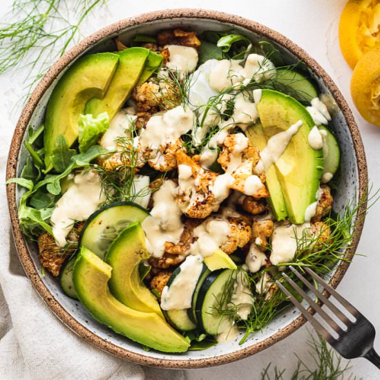 Roasted Cauliflower Salad