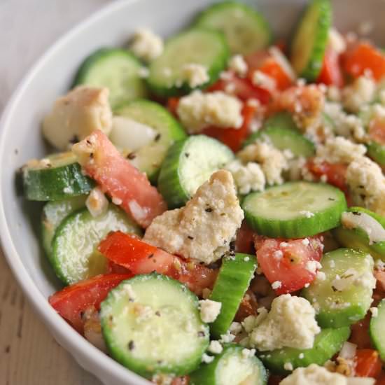 Tomato cucumber salad