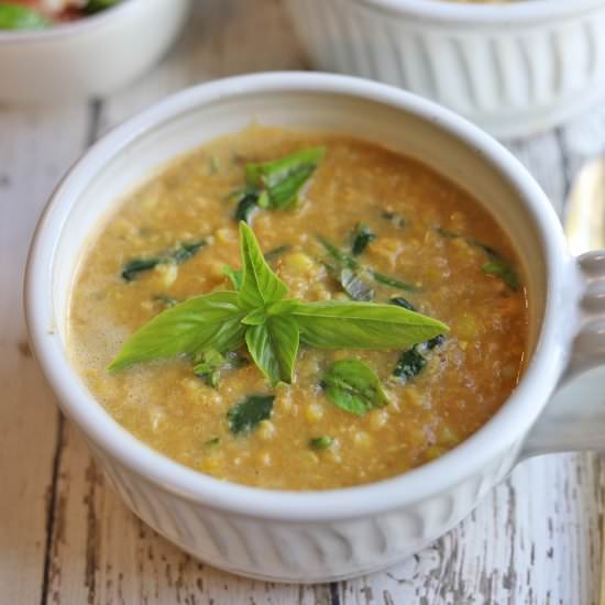 Smoky corn chowder